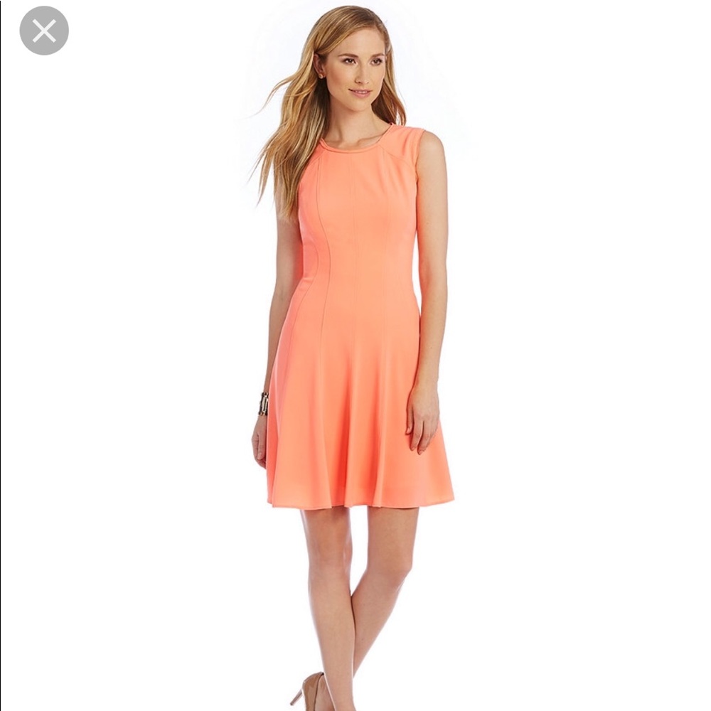 T Tahari Dress in coral